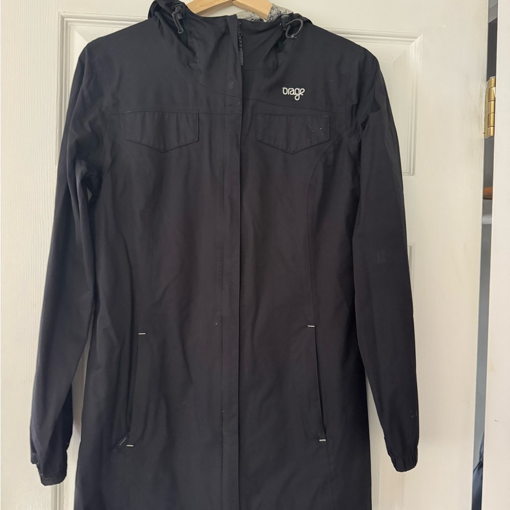 Women's Drage Black rain Jacket